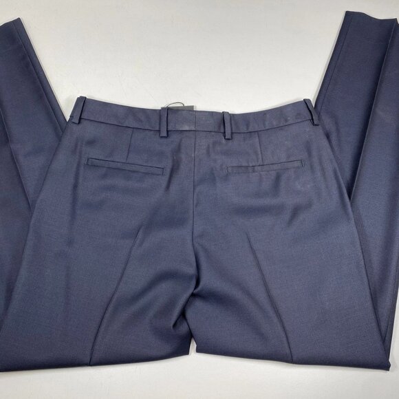 The Kooples Women’s Straight-Fit Wool Suit Pants – Navy Blue – Size 6 - Picture 4 of 9